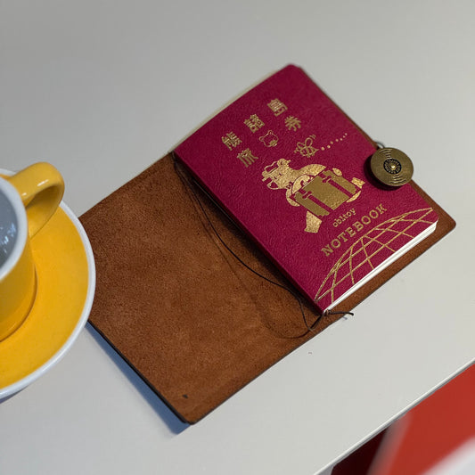 Earth Tours - Passport Size Notebook, fits Traveler's Notebook (Ob1toy x ROKKAKU)