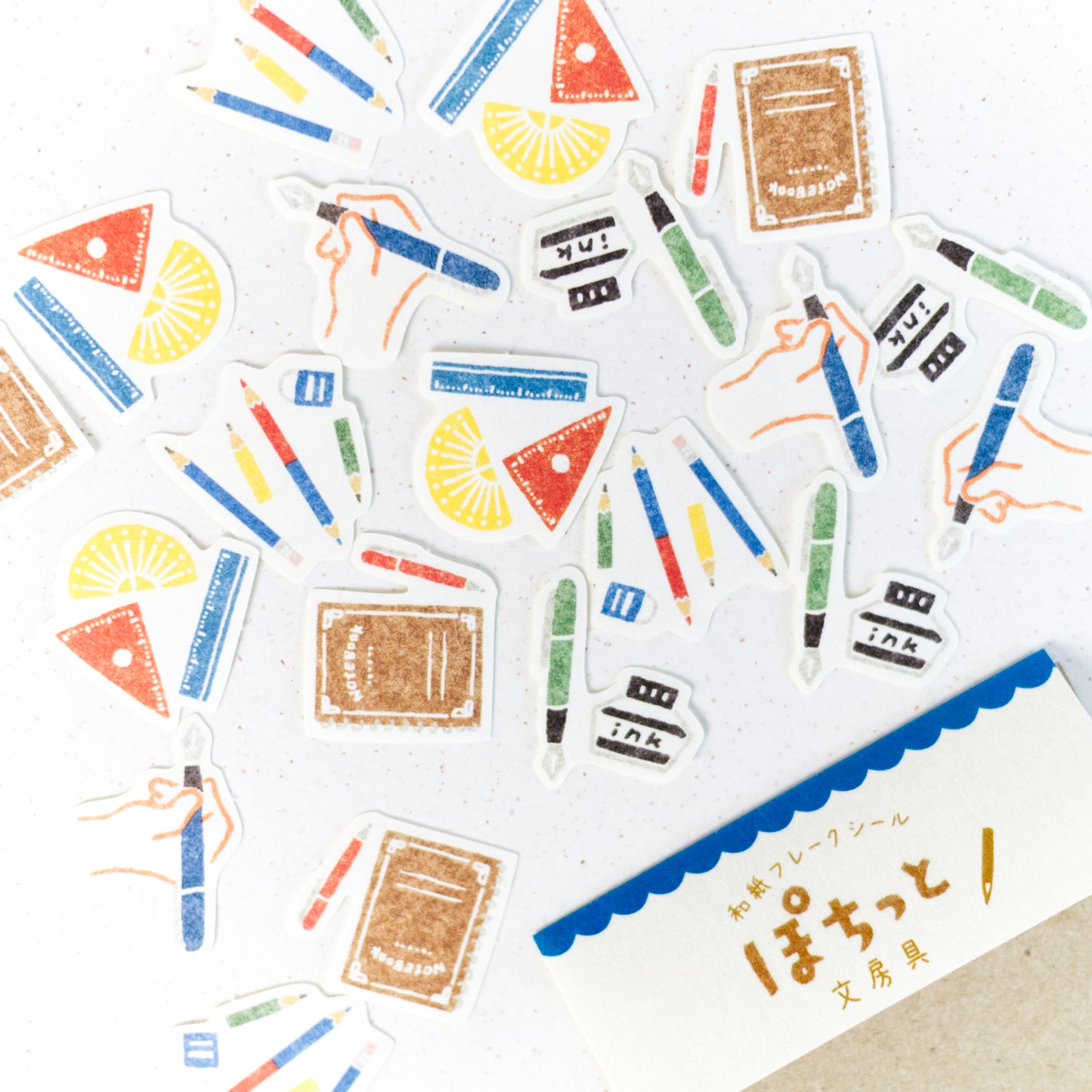 Stationery - Die-Cut Washi Flake Stickers
