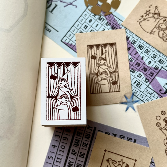 'Backstage' - Wooden Stamp from The Tiny Stage Series