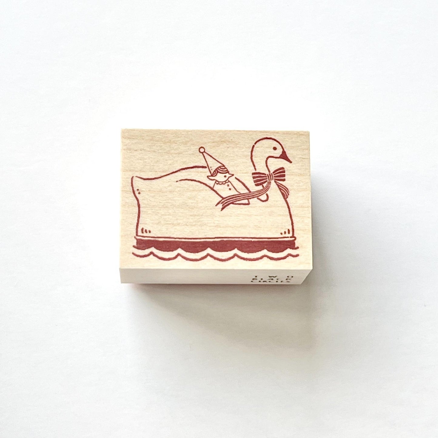 'The Good Time Series' Little Elf and Swan Stamp