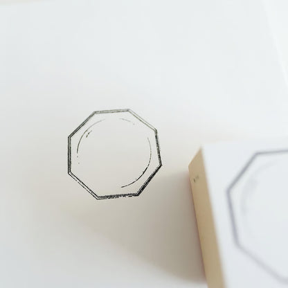 Octagonal - S-080 Rubber Stamp