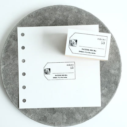 Fragment - S-132 Wooden Stamp