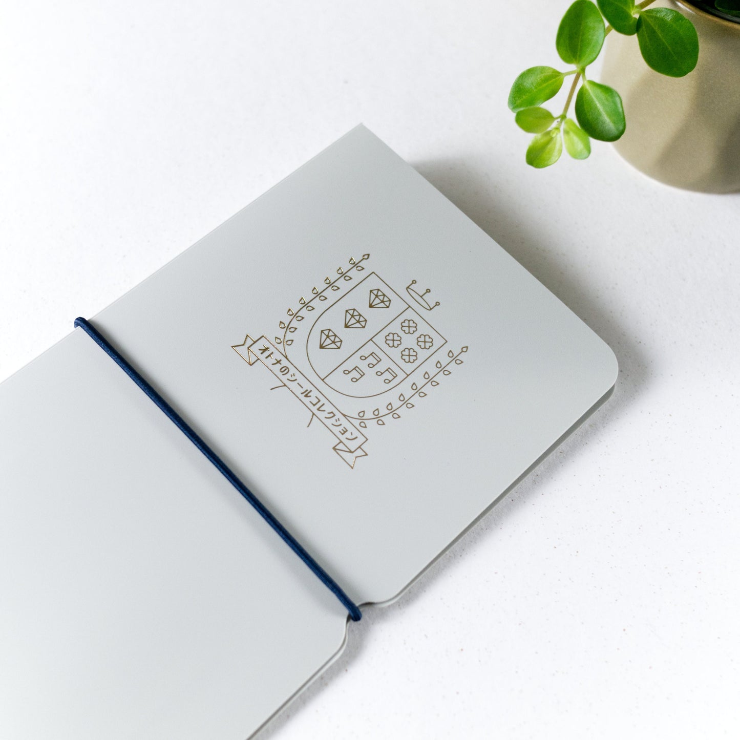 HITOTOKI: Sheet Sticker Collection Book / Album / Folder (Gray)