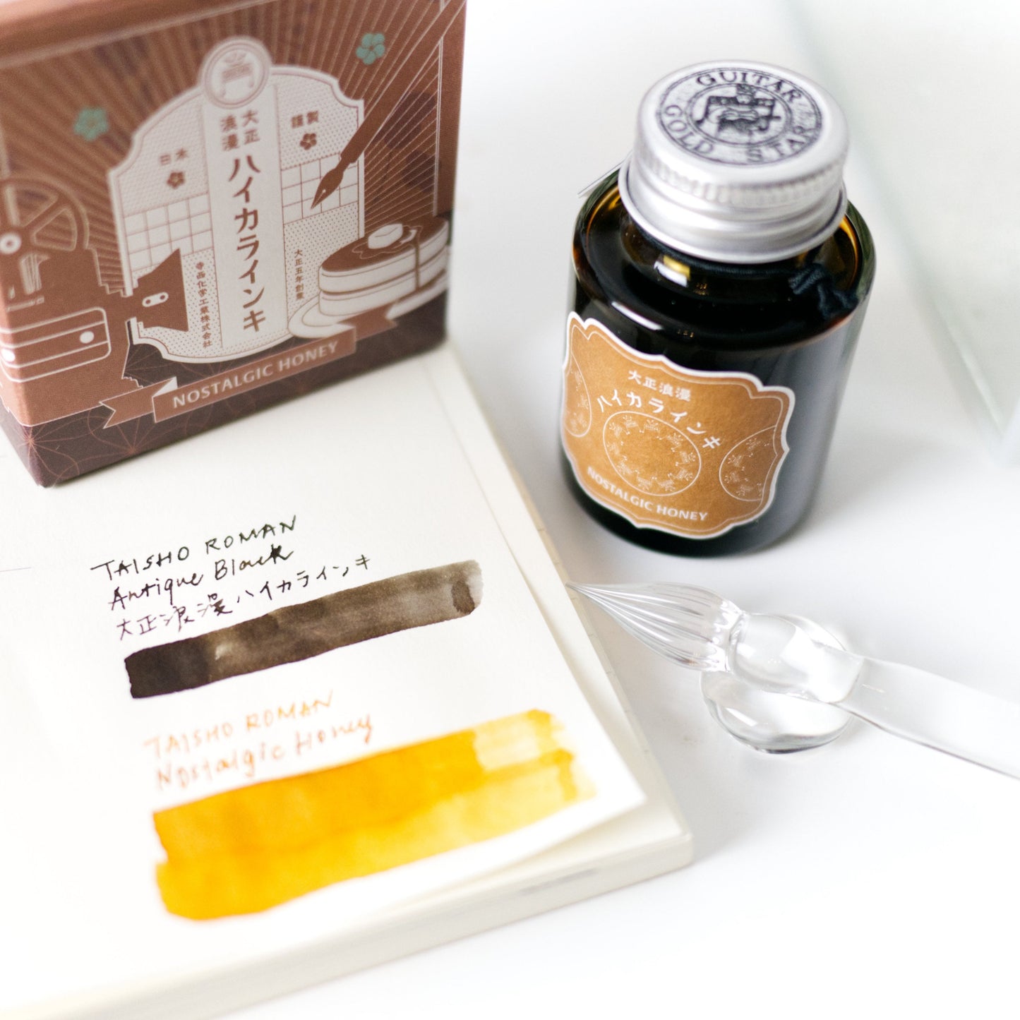 Teranishi Taisho Roman Ink - Nostalgic Honey (Water-based, Fountain pen ink)