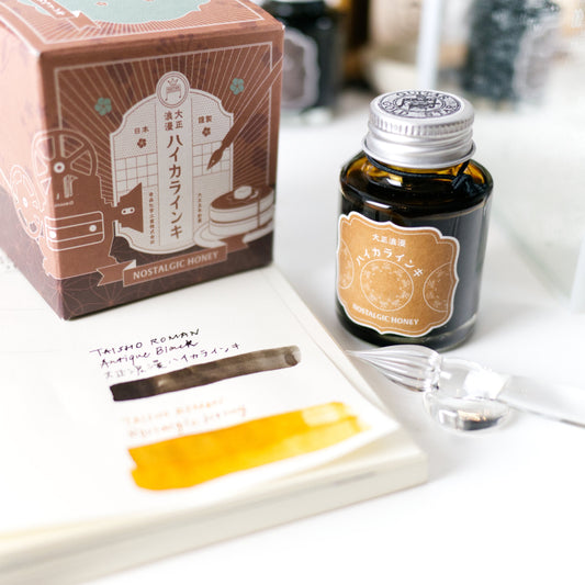 Teranishi Taisho Roman Ink - Nostalgic Honey (Water-based, Fountain pen ink)