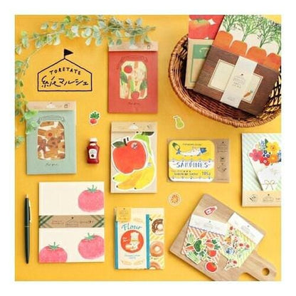Marché Fresh Fruits Mini Letter and Envelope Set by Furukawashiko (christmas gift)