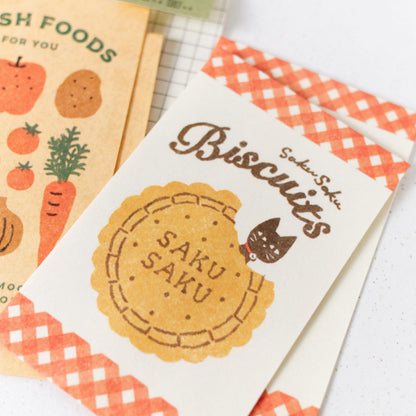 Marché French Fresh Fruit Mini Letter and Envelope Set by Furukawashiko (Christmas gift)
