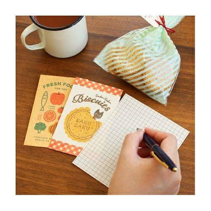 Marché French Fresh Fruit Mini Letter and Envelope Set by Furukawashiko (Christmas gift)