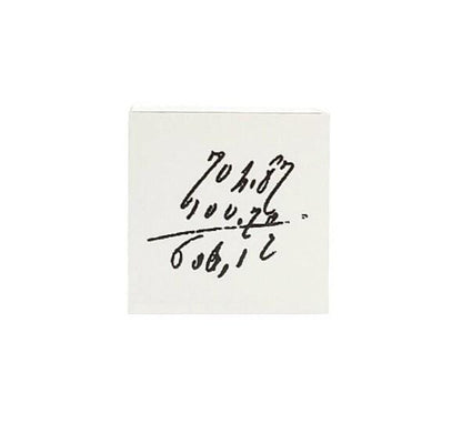 Wooden Stamp 'Numbers' S-023 by Yohaku (Rare, Japan, Modern elegant)