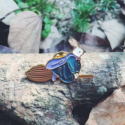 Rabbit Witch Pin by Kazy Chan (Quirky, original character, rare)