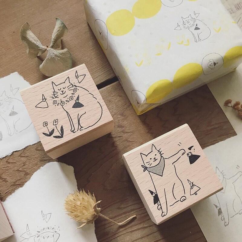 Mori Travel Dogs and Cats - 4 Stamps Boxset by Avocado Mori x thelittlek9s (Christmas gift)