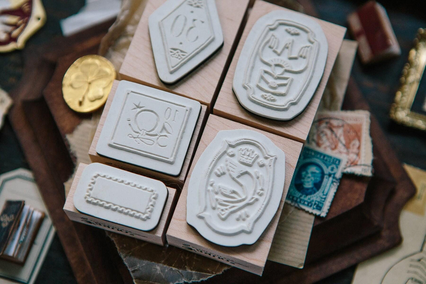 OURS Studio - Postal Stamp Set of 5 (Christmas gift)