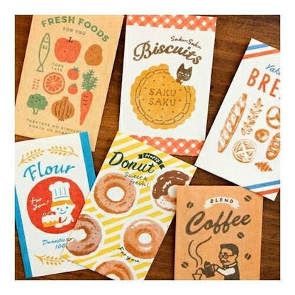 Bread and Coffee Letter and Envelope Set by Furukawashiko