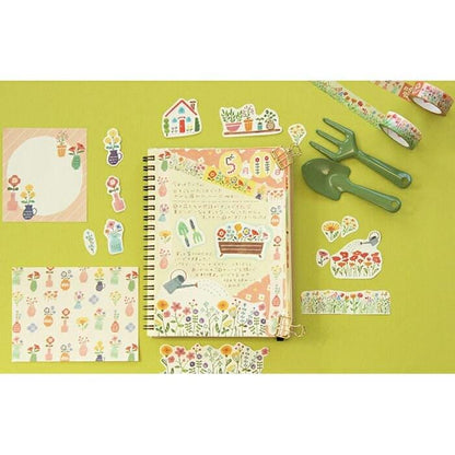 Big Deco Sticker - House & Flower Garden by Furukawashiko