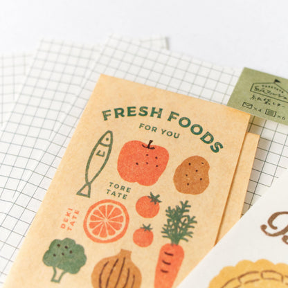 Marché French Fresh Fruit Mini Letter and Envelope Set by Furukawashiko (Christmas gift)