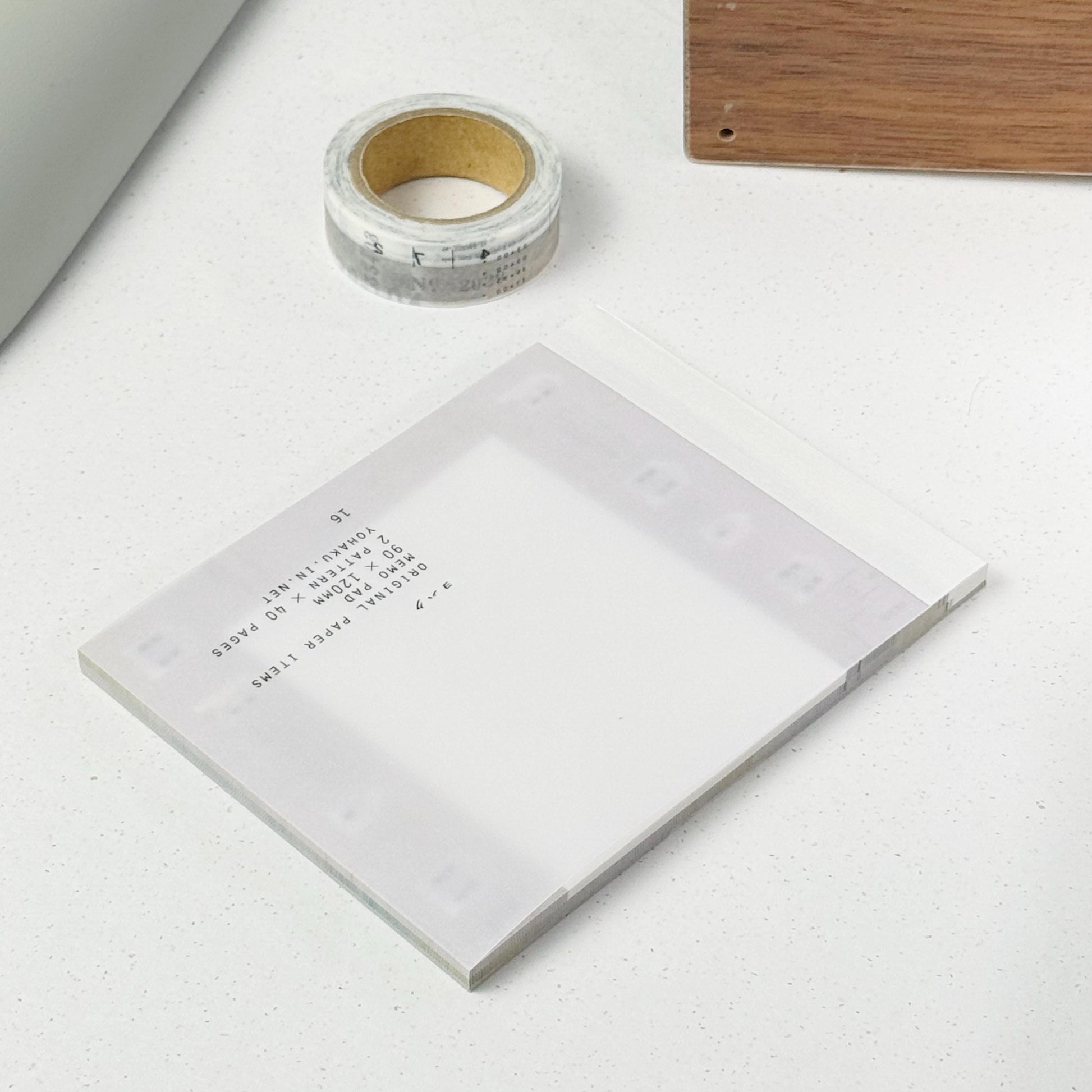 Memo Pad 'Mikatsuki' M-014 by YOHAKU (Rare, Postal, Modern elegant, Minimalist)