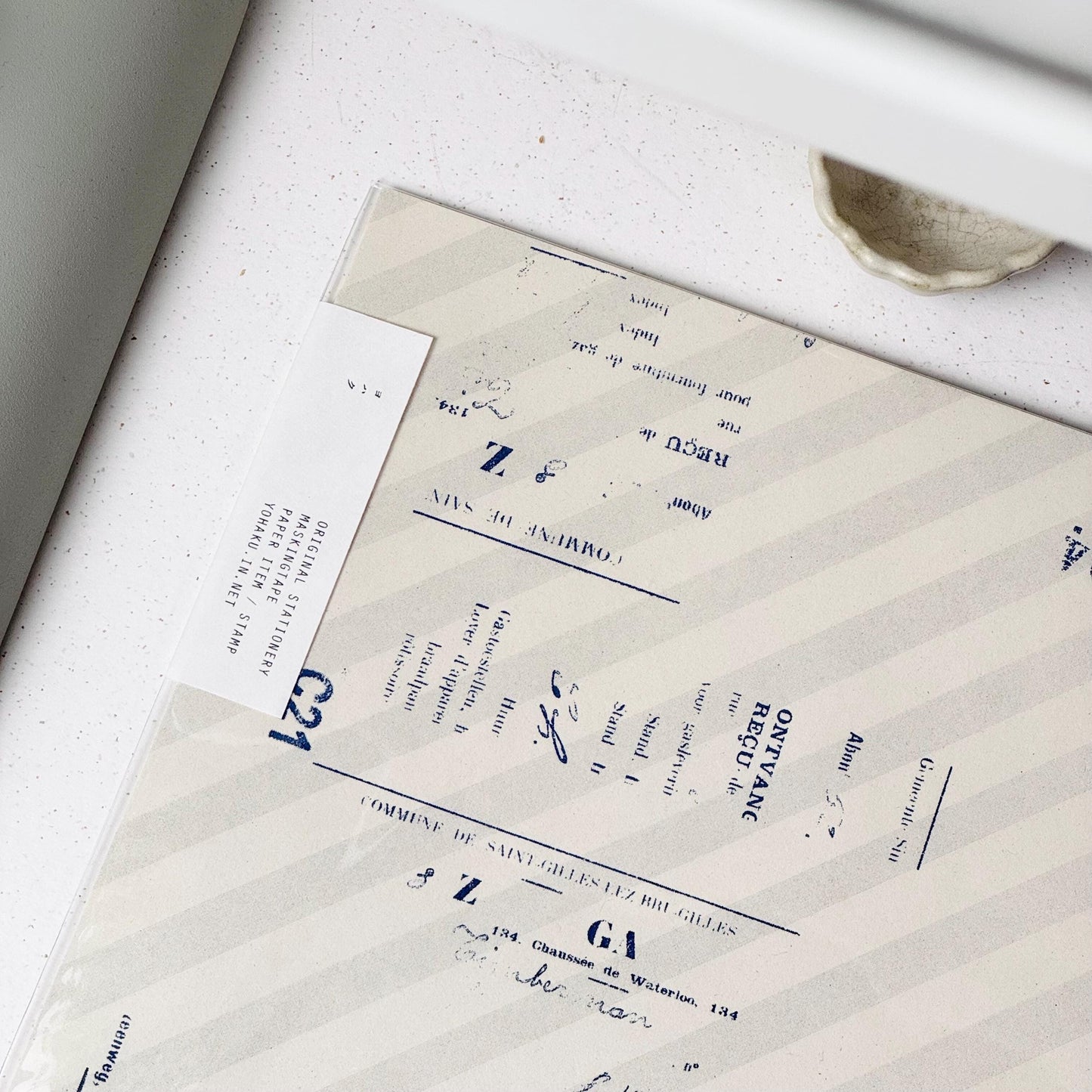 Wrapping Paper Set 'Music 01' M-033 by Yohaku (Rare, Postal, Modern elegant)