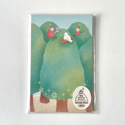 Little Elves on the Trees - M6 Memo Pad