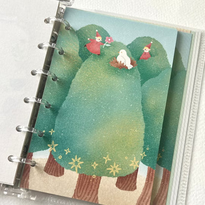 Little Elves on the Trees - M6 Memo Pad